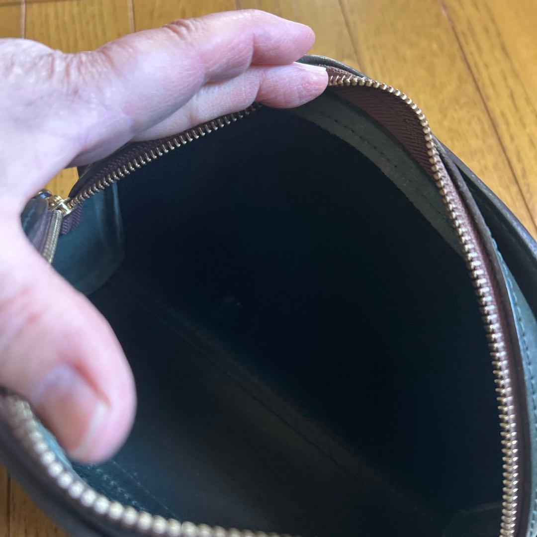 LONA ハーフムーンショルダー　ブリティッシュグリーン　デシ入り