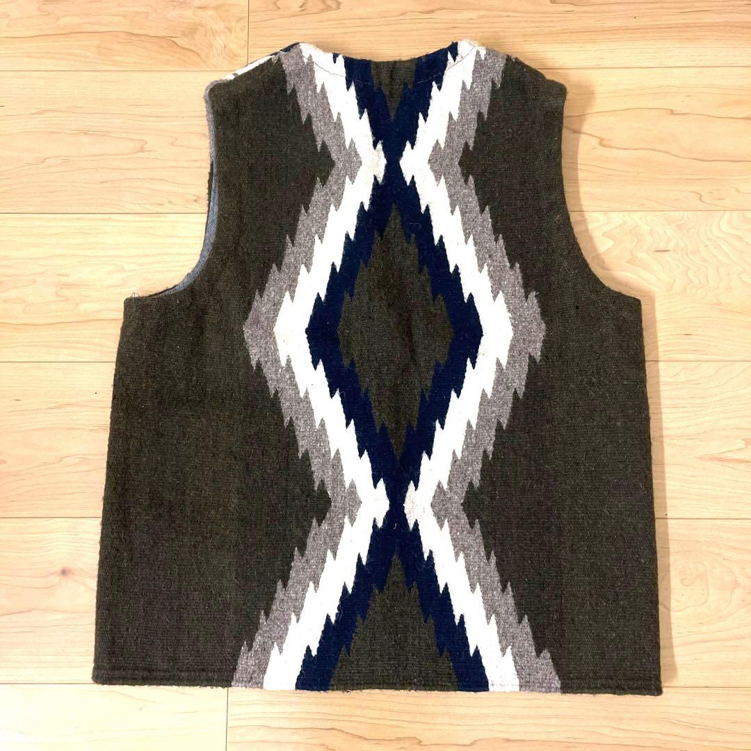 トップス ISAAC VASQUEZ \"OAXACA RUG VEST(ZIG-ZAG)