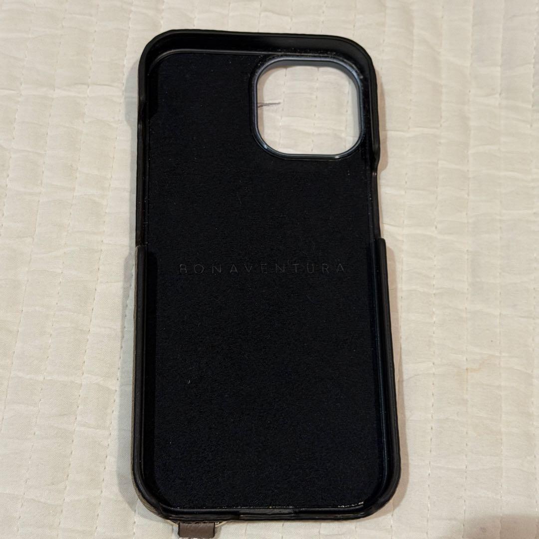 BONAVENTURA レザー iPhone15ケース エトゥープ