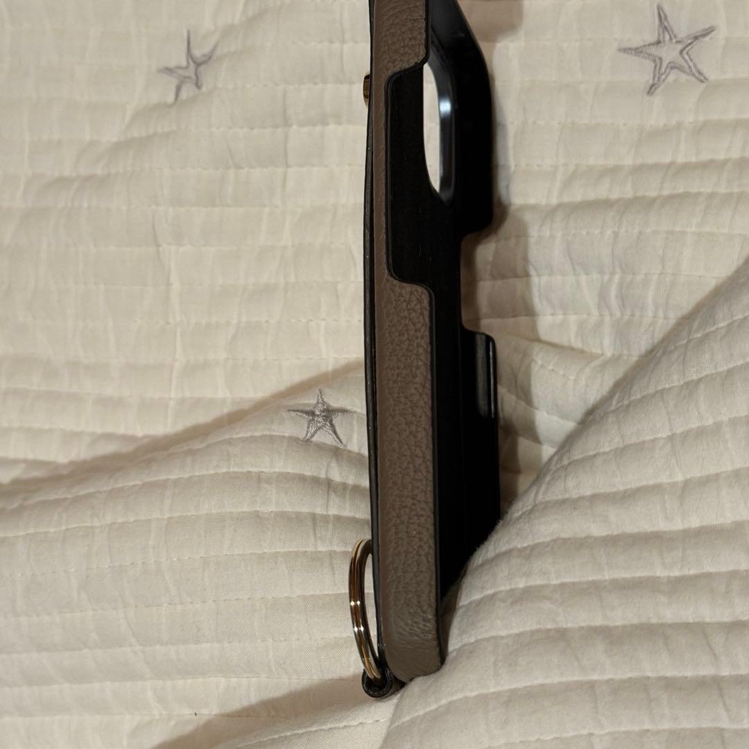 BONAVENTURA レザー iPhone15ケース エトゥープ