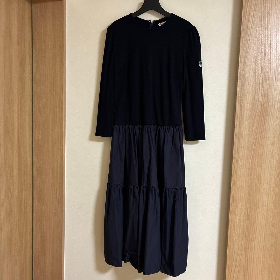 BORDERS at BALCONY ティアードロングワンピース