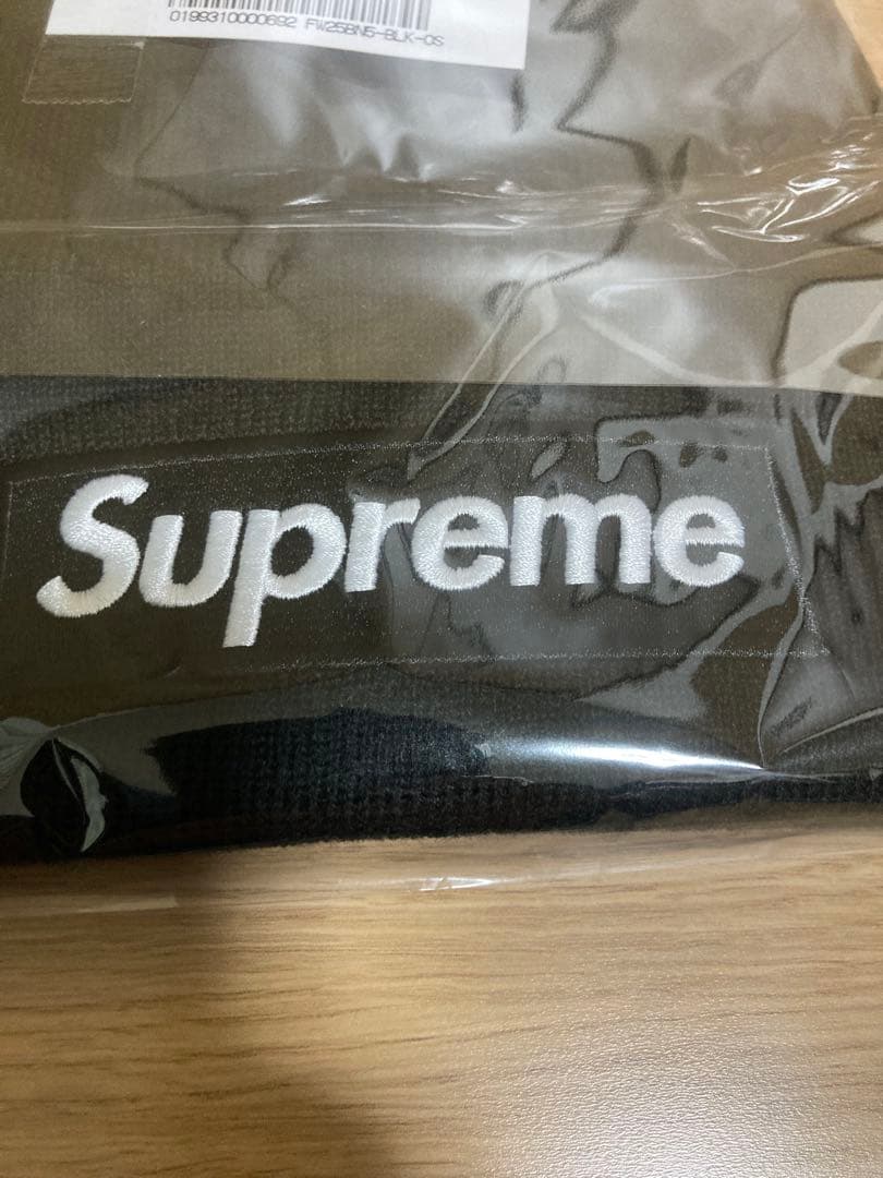 New Era® Box Logo Beanie Black