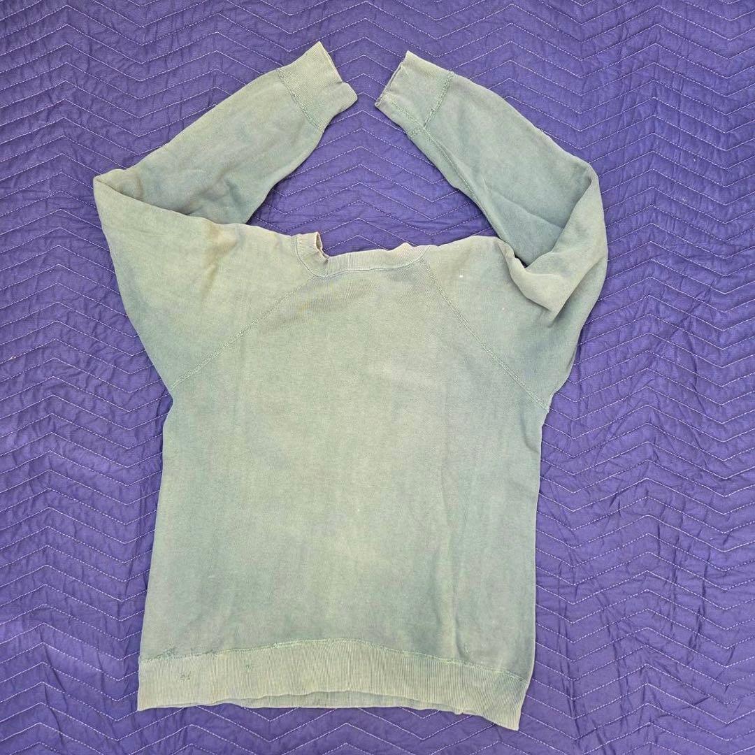 s*i様 60〜70s HANES CHATCOLAB フェードグリーン スウェ