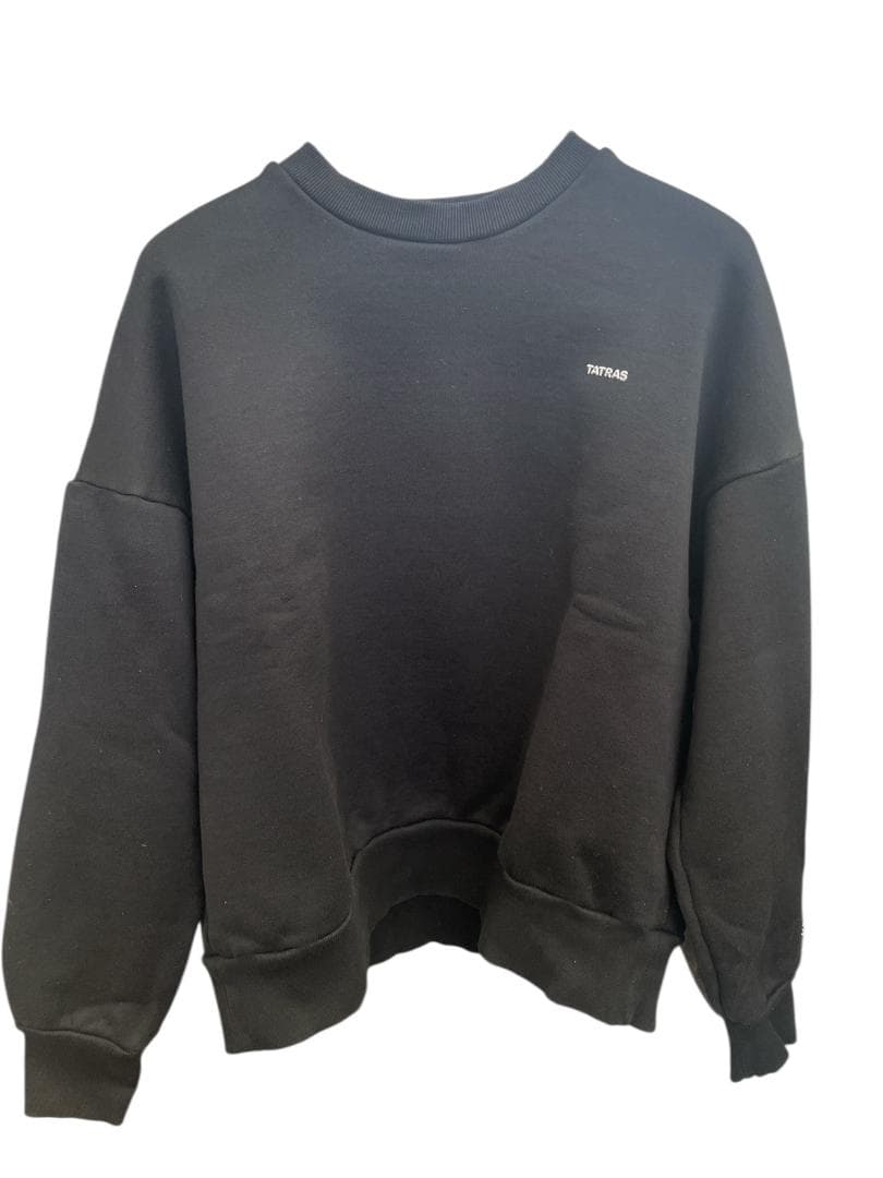 TATRAS　 ブラック 　クルーネックスウェット　フィダシオ　サイズ１