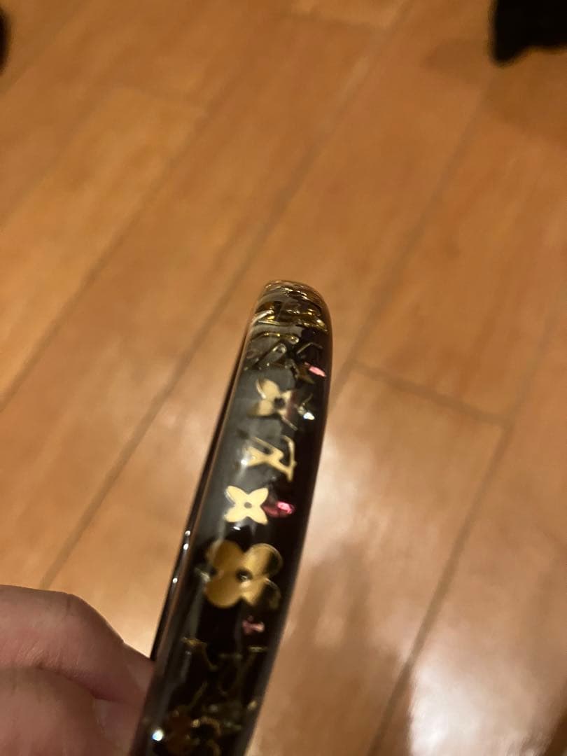 ルイヴィトン　アンクルージョン　ブラスレ　　 ブラウン　バングル　色ハゲ