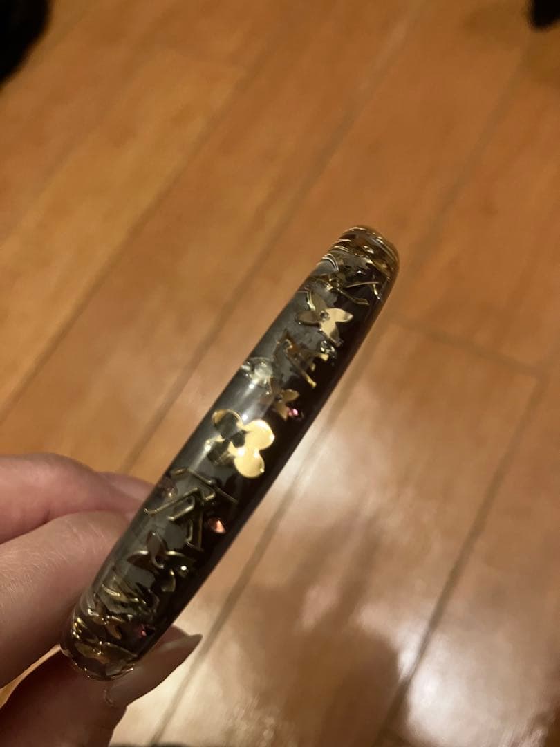 ルイヴィトン　アンクルージョン　ブラスレ　　 ブラウン　バングル　色ハゲ