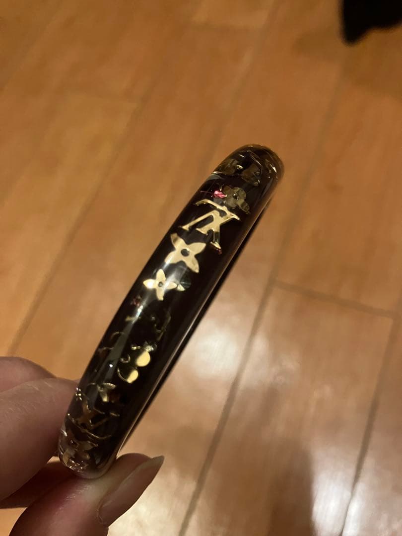 ルイヴィトン　アンクルージョン　ブラスレ　　 ブラウン　バングル　色ハゲ