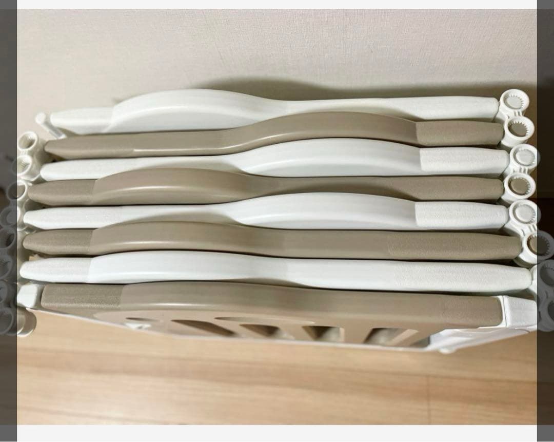 日本育児　ベビーサークル　たためる　パウー　スタンド2個セット