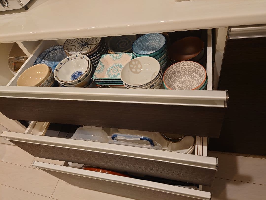 日本製　松田家具1600　 ダークブラウン 食器棚