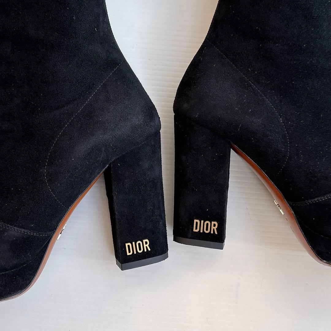 DIOR ディオール　バックジップ　ショートブーツ　ブーティ　靴　美品　36.5