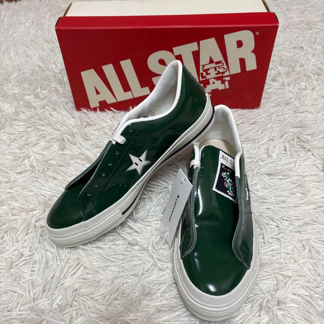 【送料込】コンバース　ワンスター　レザー　クッパモデル　 US8 マリオコラボ