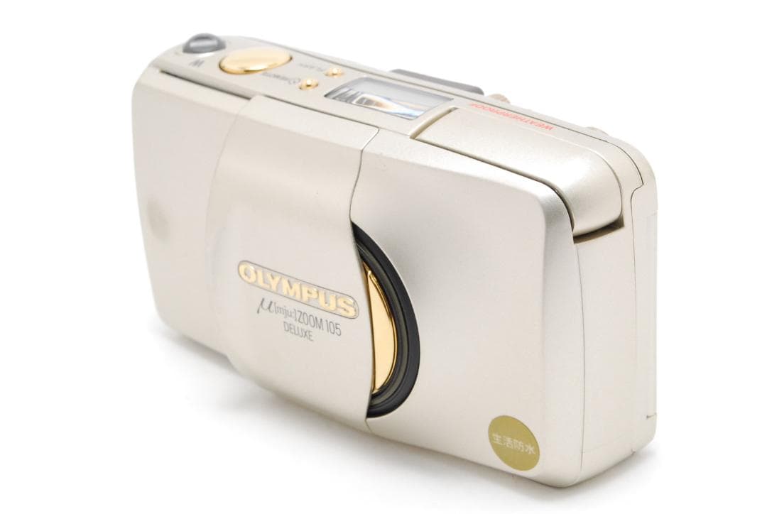 【動作品】OLYMPUS miu zoom 105 DELUXE（ゴールド）