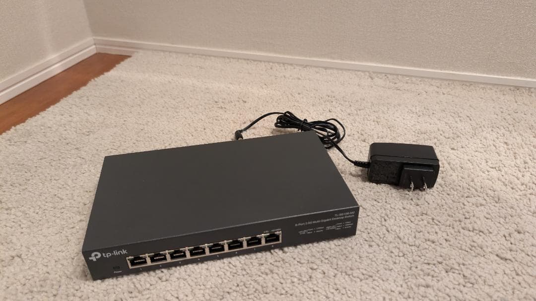 【美品】TP-Link 2.5G 8ポートスイッチ TL-SG108-M2