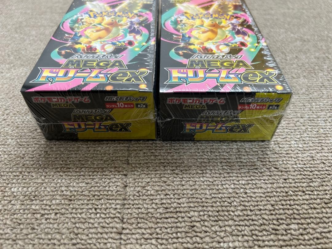 ポケモンカードゲーム MEGAドリームex 新品未開封 シュリンク付き 2box