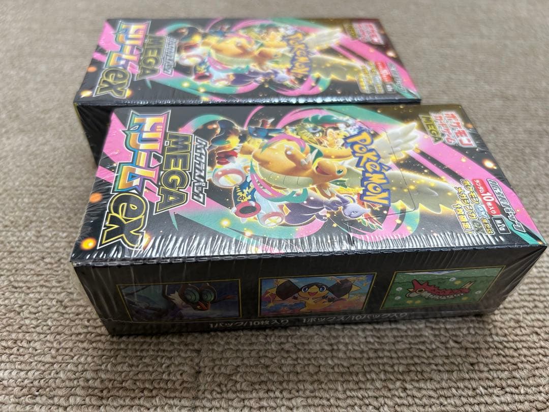 ポケモンカードゲーム MEGAドリームex 新品未開封 シュリンク付き 2box