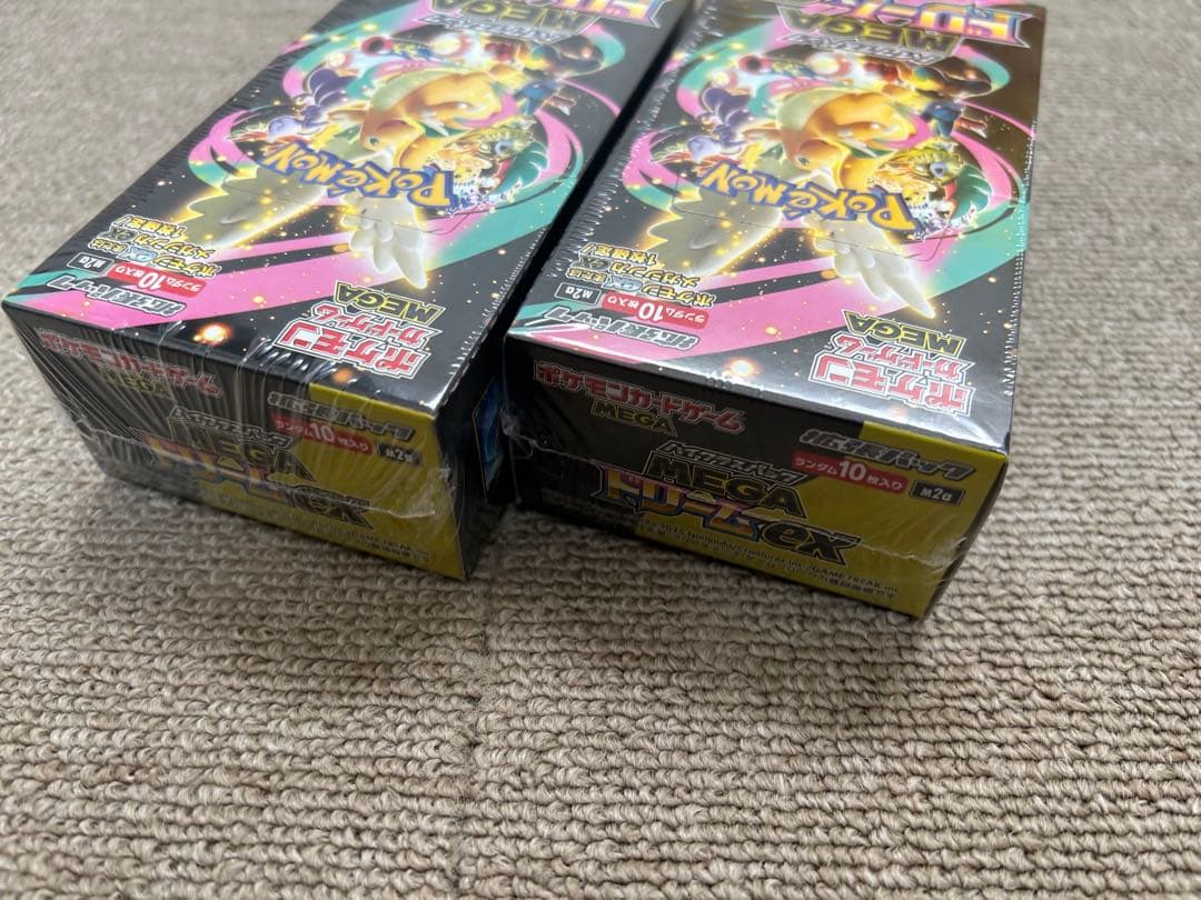 ポケモンカードゲーム MEGAドリームex 新品未開封 シュリンク付き 2box