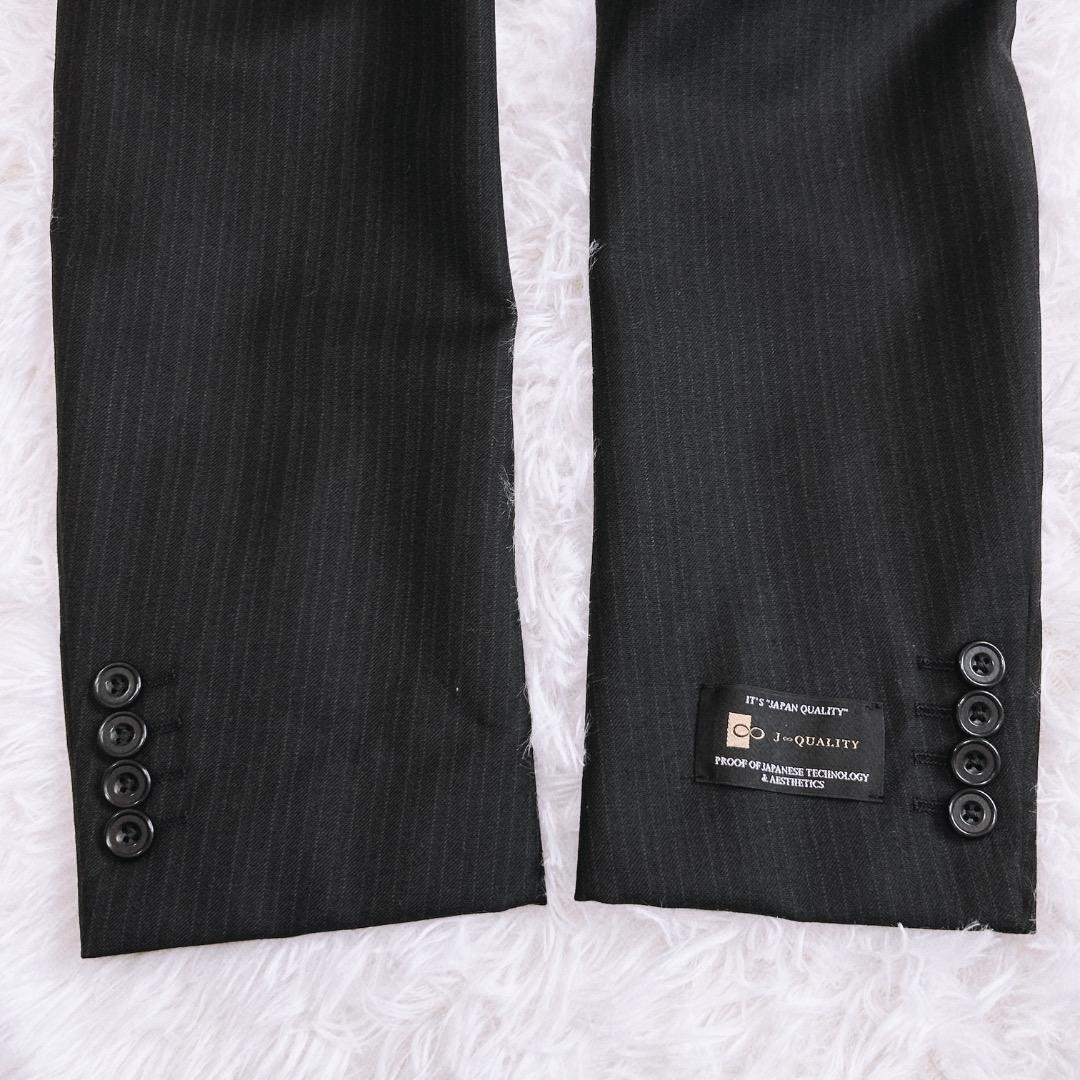 【新品・未使用】タケオキクチ メンズ ストライプ　スーツ L 上下セット