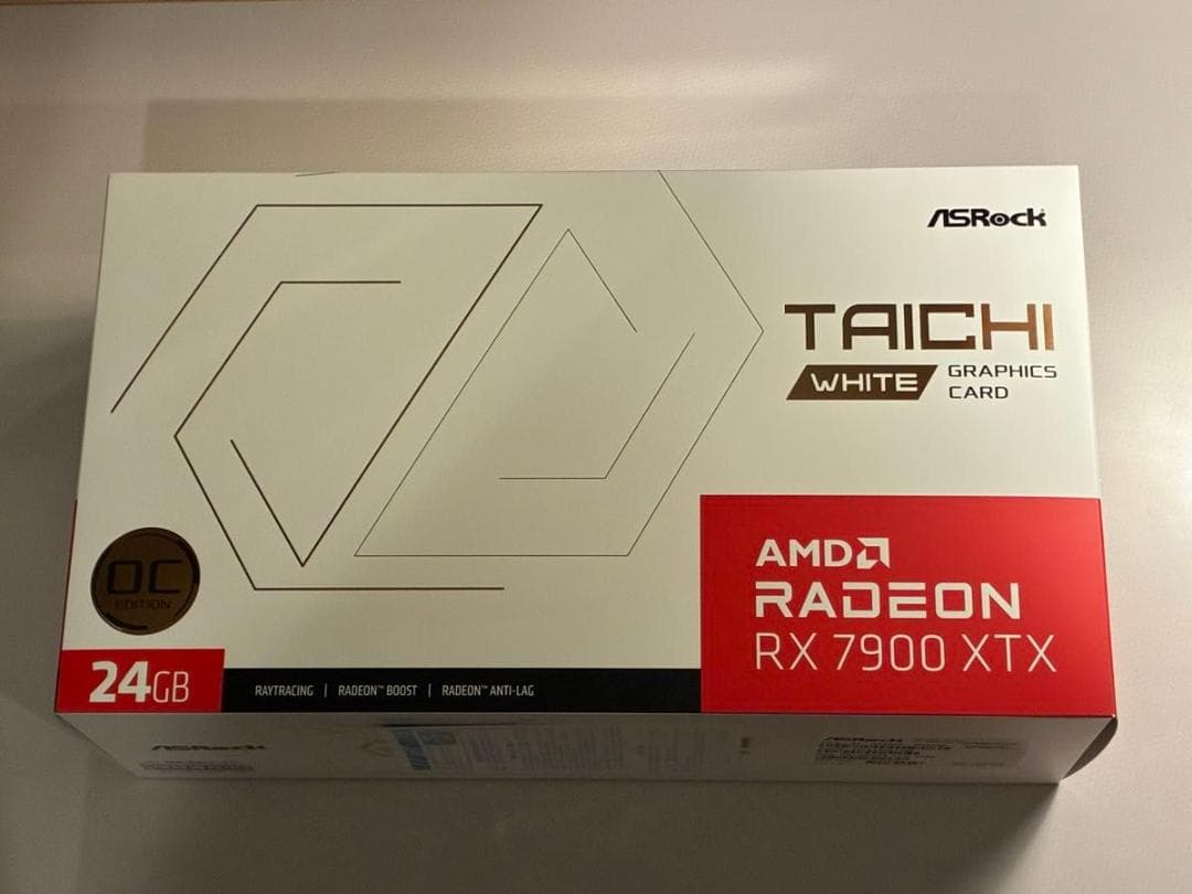グラフィックボード・グラボ・ビデオカード AMD ASRock TAICHI White RX 7900 XTX 24GB