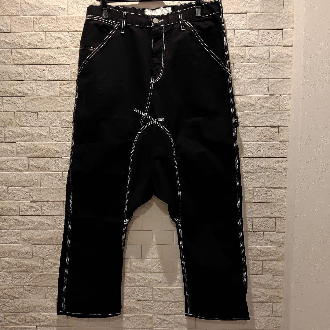 y*a様 GANRYU サルエルパンツ ブラック