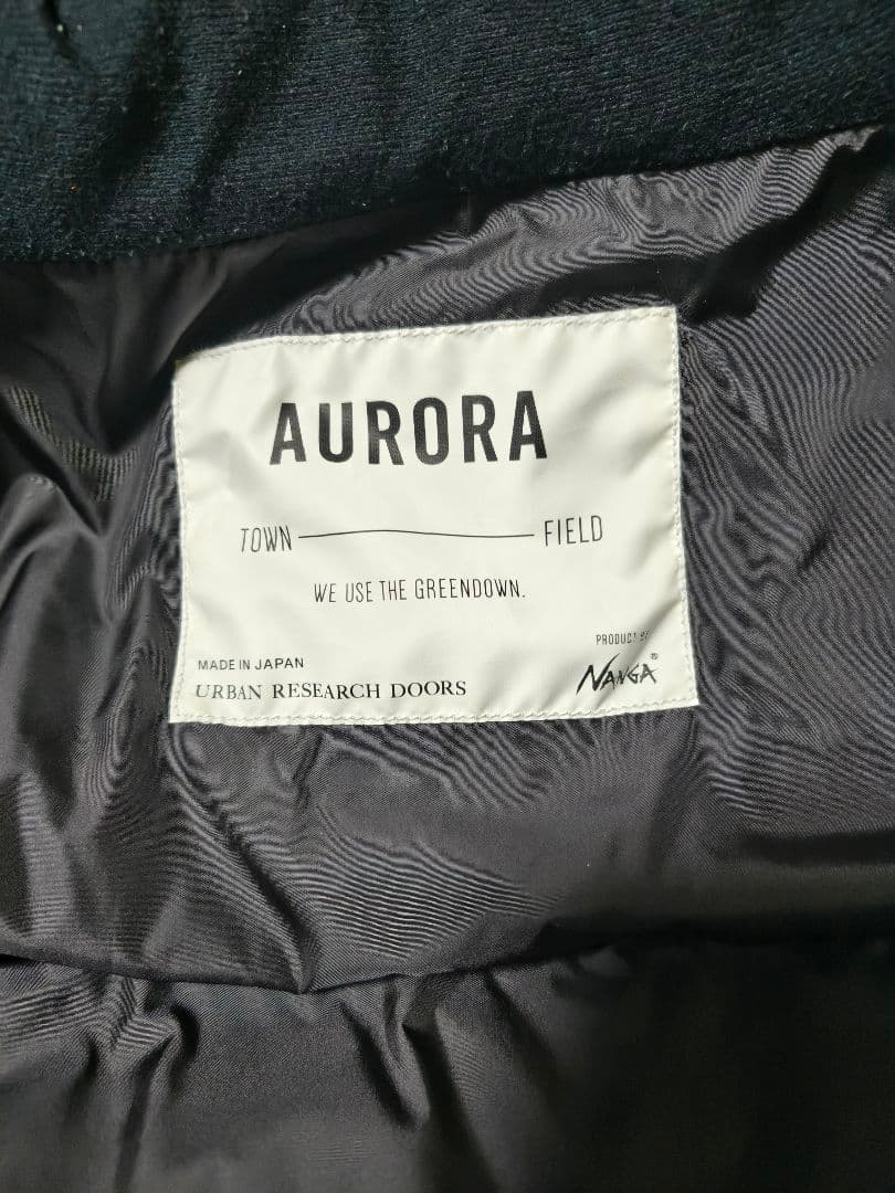 ナンガAURORAオーロラ アーバンリサーチ別注ダウンジャケット日本製