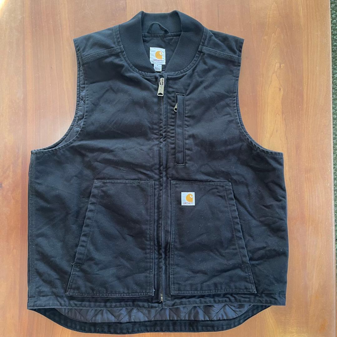 ★カーハート　carhartt ダックベスト 104395 BLK★Lサイズ★