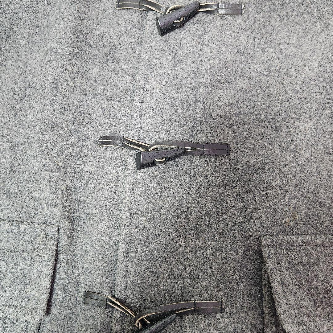 ✨美品✨バーバリー❣️ダッフルコート　L　グレー　バーバリーチェック　ウール