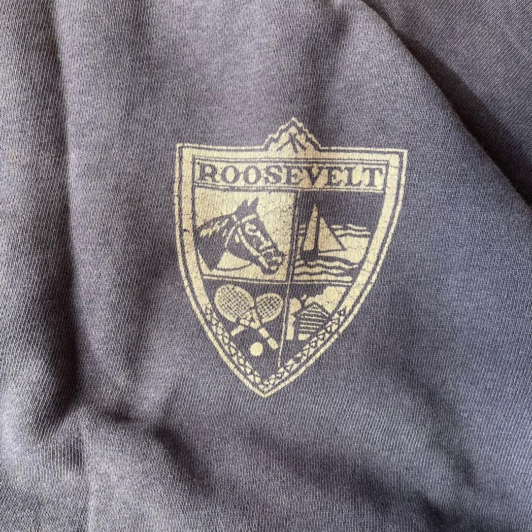 ぽ*け様 50s Champion スウェット 茄子紺 サンフェード ボックスシ