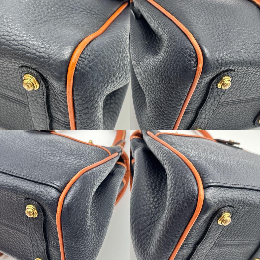 【希少】DOONEY&BOURKE ハンドバッグ ネイビー アヒル ネイビー