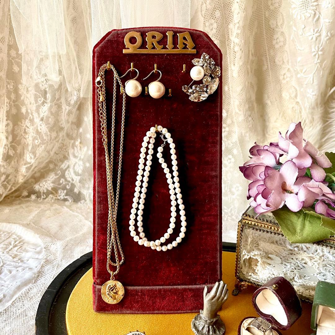 【レア】ジュエリーディスプレイスタンド　店舗什器フランスアンティークヴィンテージ