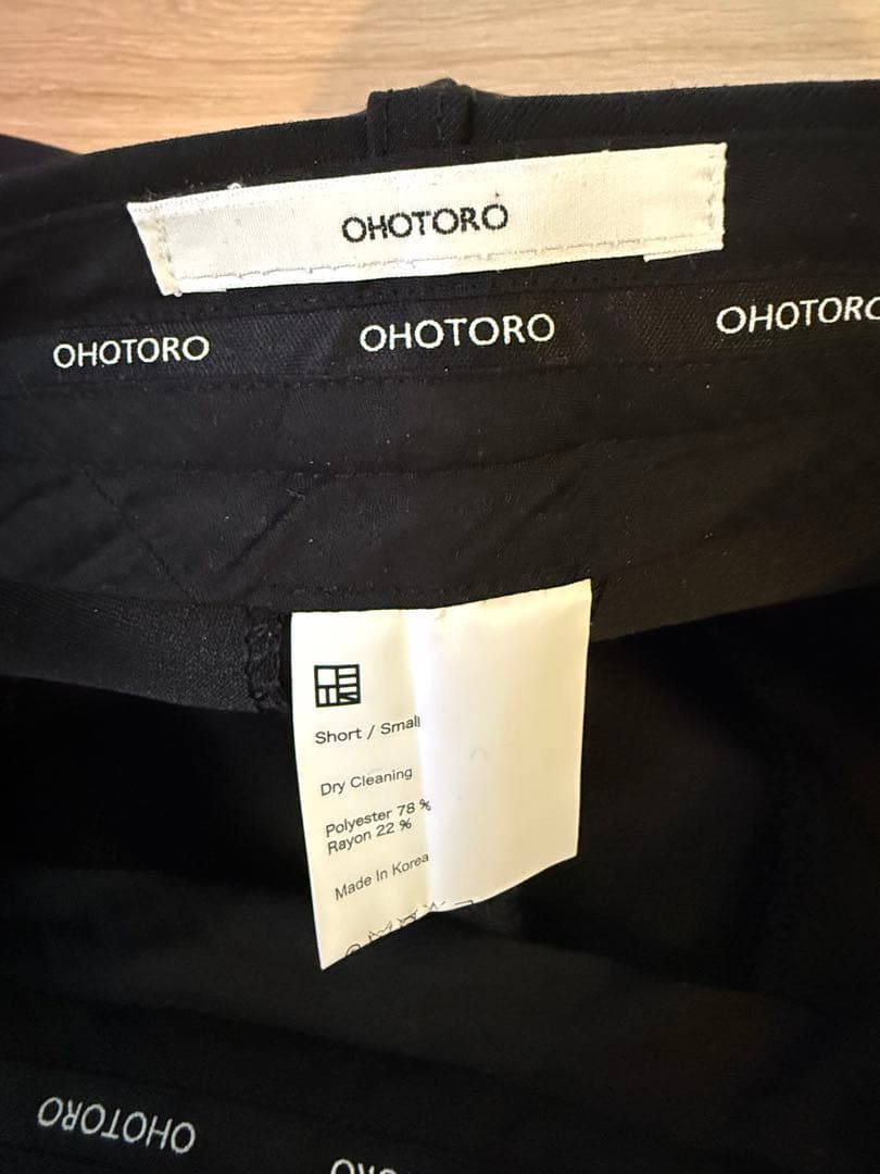 パンツ OHOTORO New Brooklyn Slacks short S