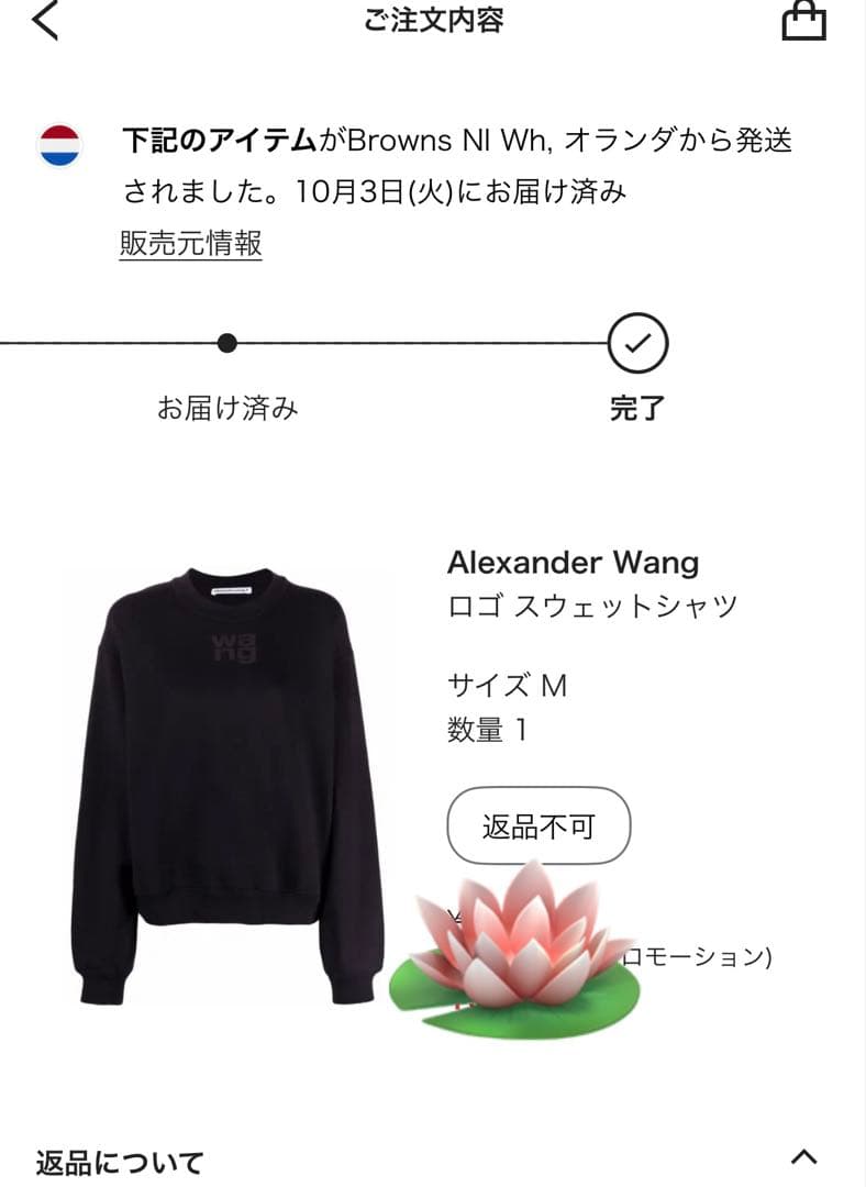 alexander wang スウェット