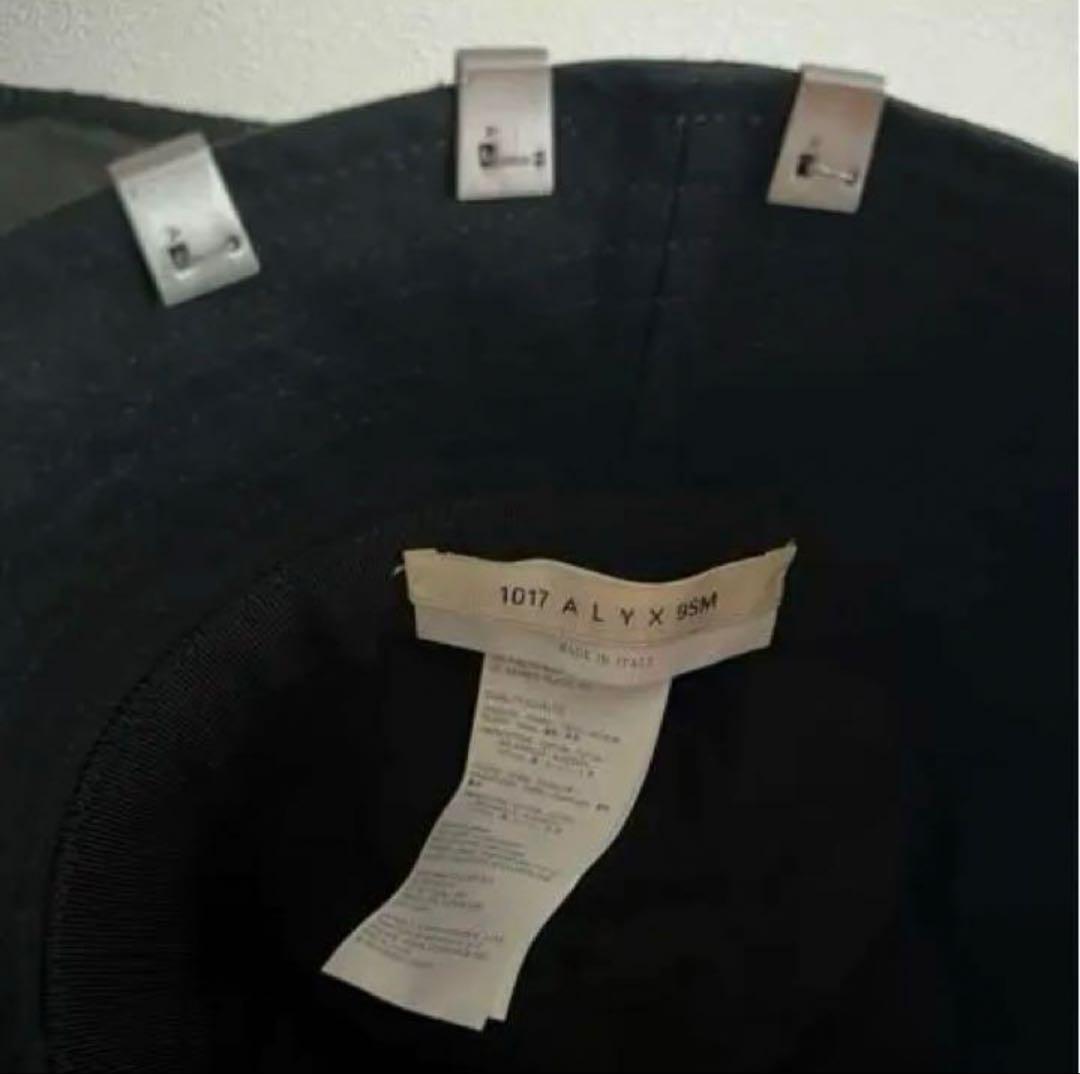 1017 ALYX 9SM ブラック バケットハット