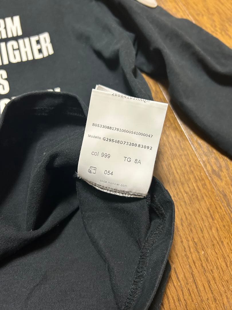 美品★モンクレール★長袖Tシャツ8A