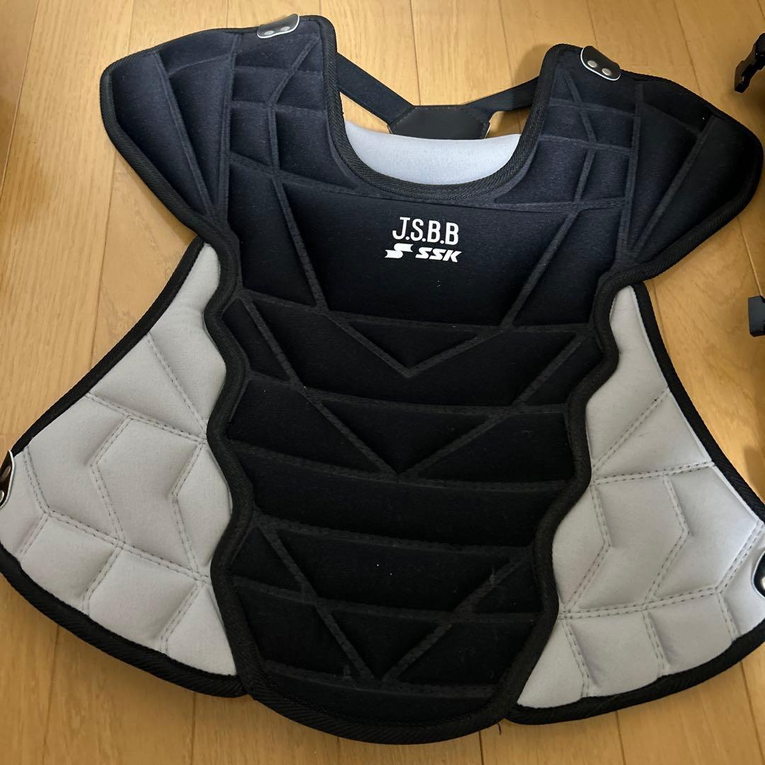 SSK少年軟式用 プロテクター レガース セット