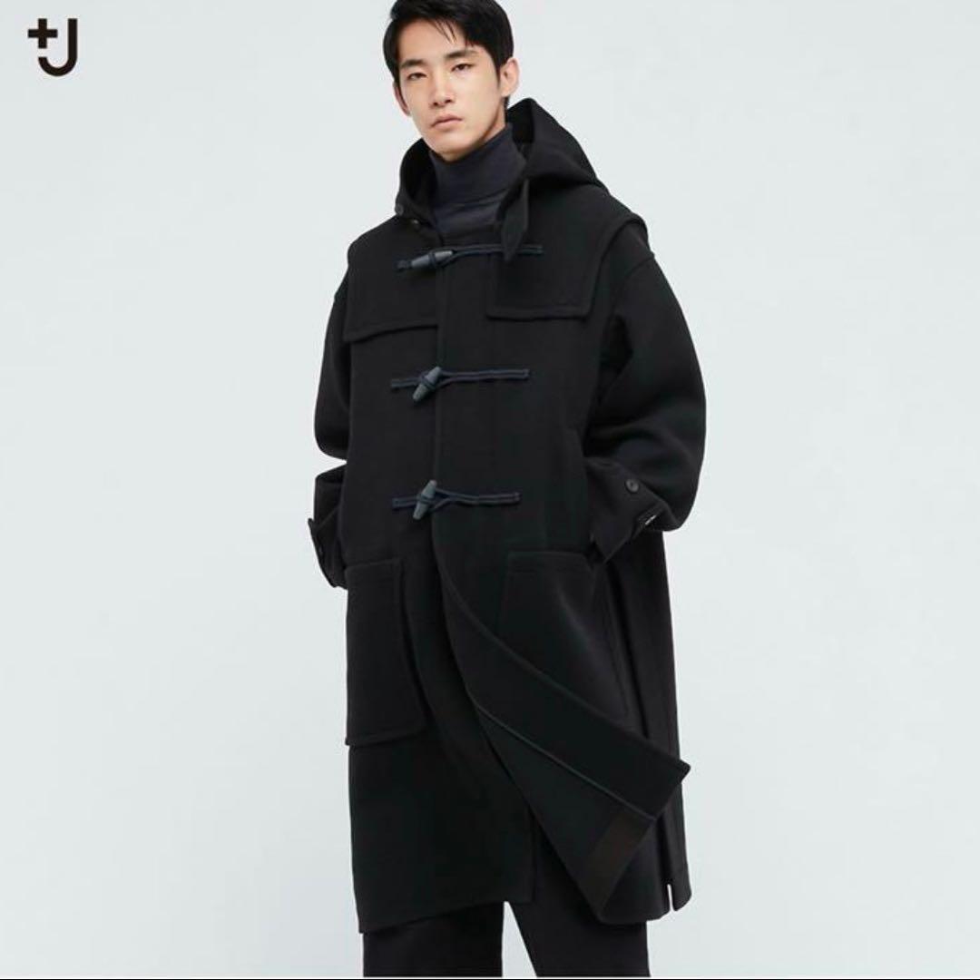 【美品✨】UNIQLO +J 21AW ウールオーバーサイズ　ダッフルコート　M