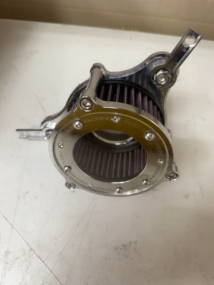 スケルトン エアクリ ハーレー用 カスタム品（ドラッグスター装着例あり）