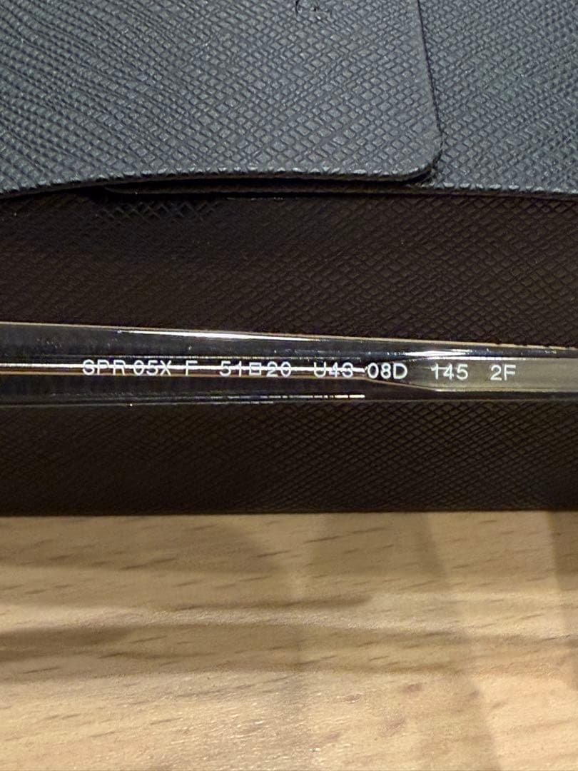 PRADA プラダ サングラス SPR05X-F イエローグリーン×クリア