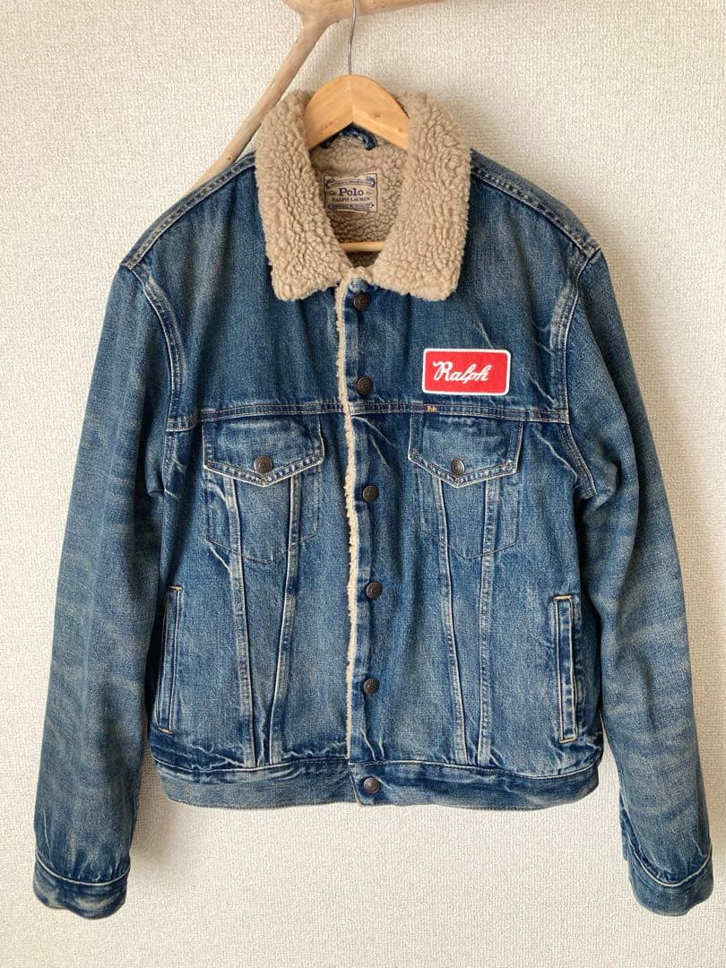 ポロラルフローレン　裏ボア　デニムジャケット トラッカージャケット　正規品