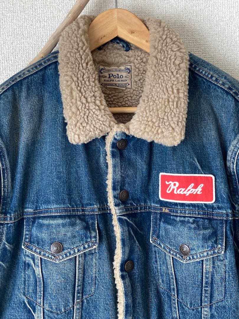 ポロラルフローレン　裏ボア　デニムジャケット トラッカージャケット　正規品
