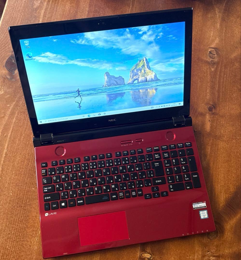 ブルーレイ/SSD/メモリ16GB LAVIE NS350/D バッテリー93%