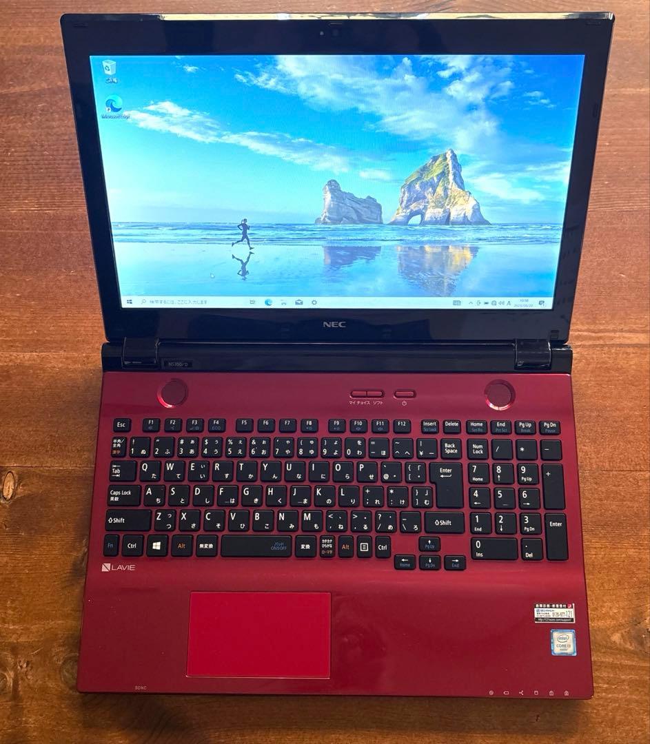 ブルーレイ/SSD/メモリ16GB LAVIE NS350/D バッテリー93%