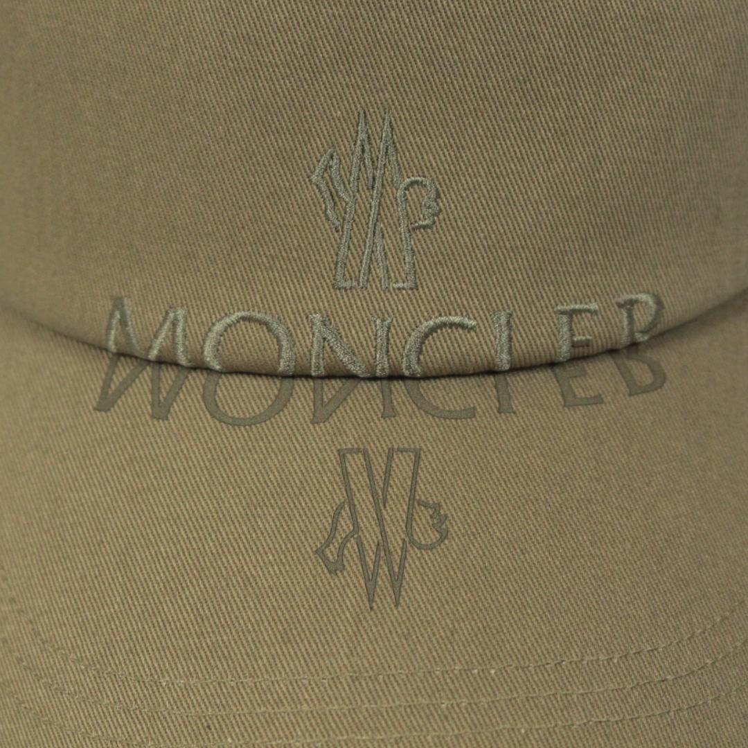 【新品】 MONCLER MATT BLACK　ベースボールキャップ　ミラーロゴ
