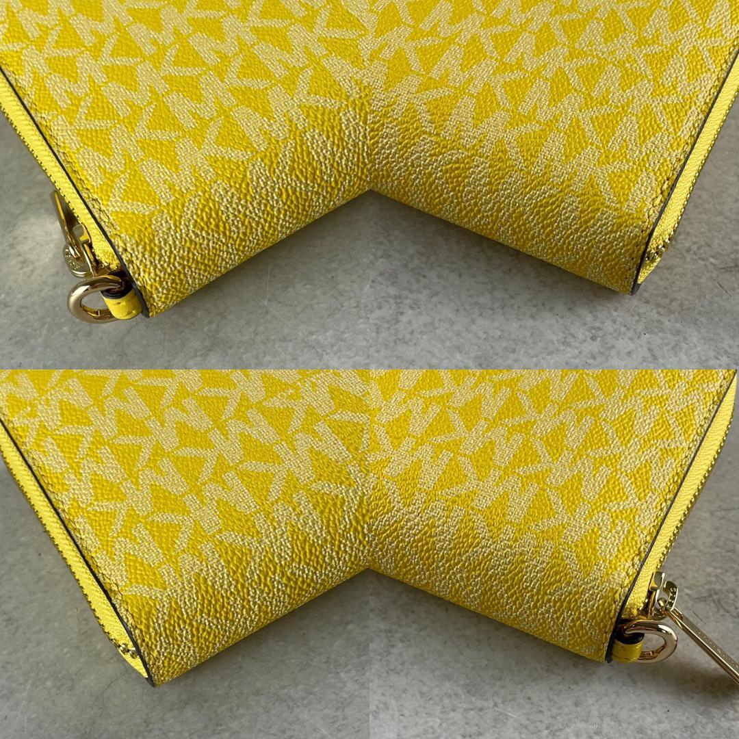 【未使用美品⭐︎】マイケルコース 金運上昇！！イエロー 黄色長財布