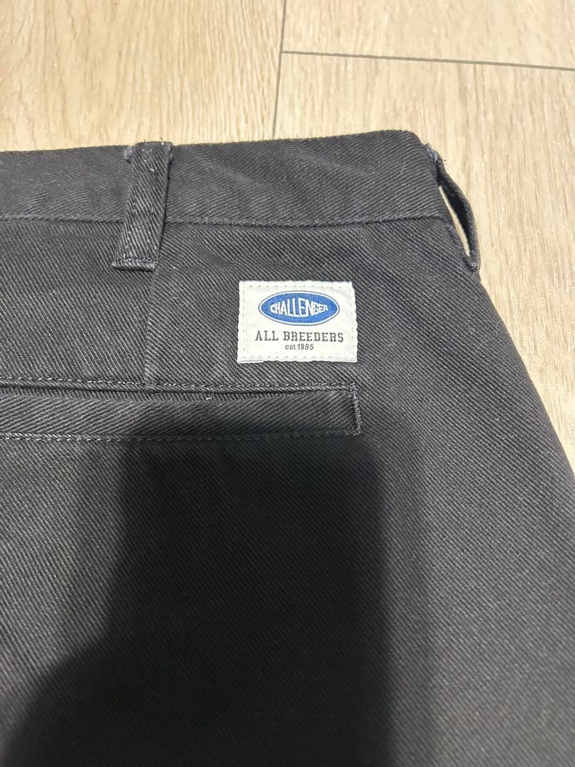 CHALLENGER 黒 ワークパンツ L