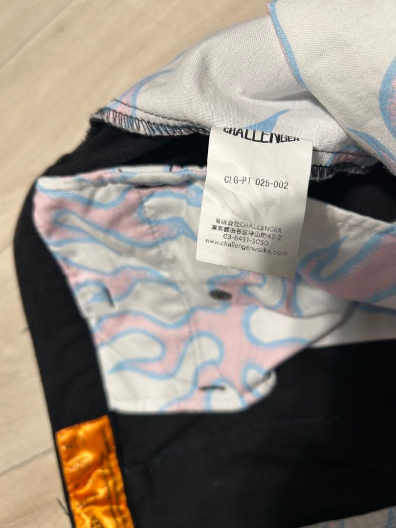 CHALLENGER 黒 ワークパンツ L