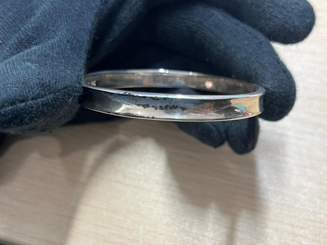 ティファニー 1837 ナローバングル 925 シルバー 約19cm 中古品