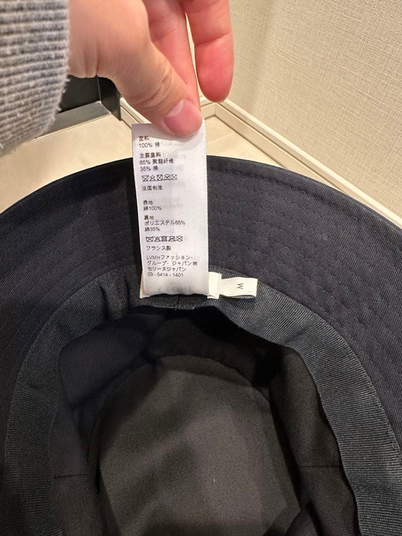 CELINE バケットハット 黒 M