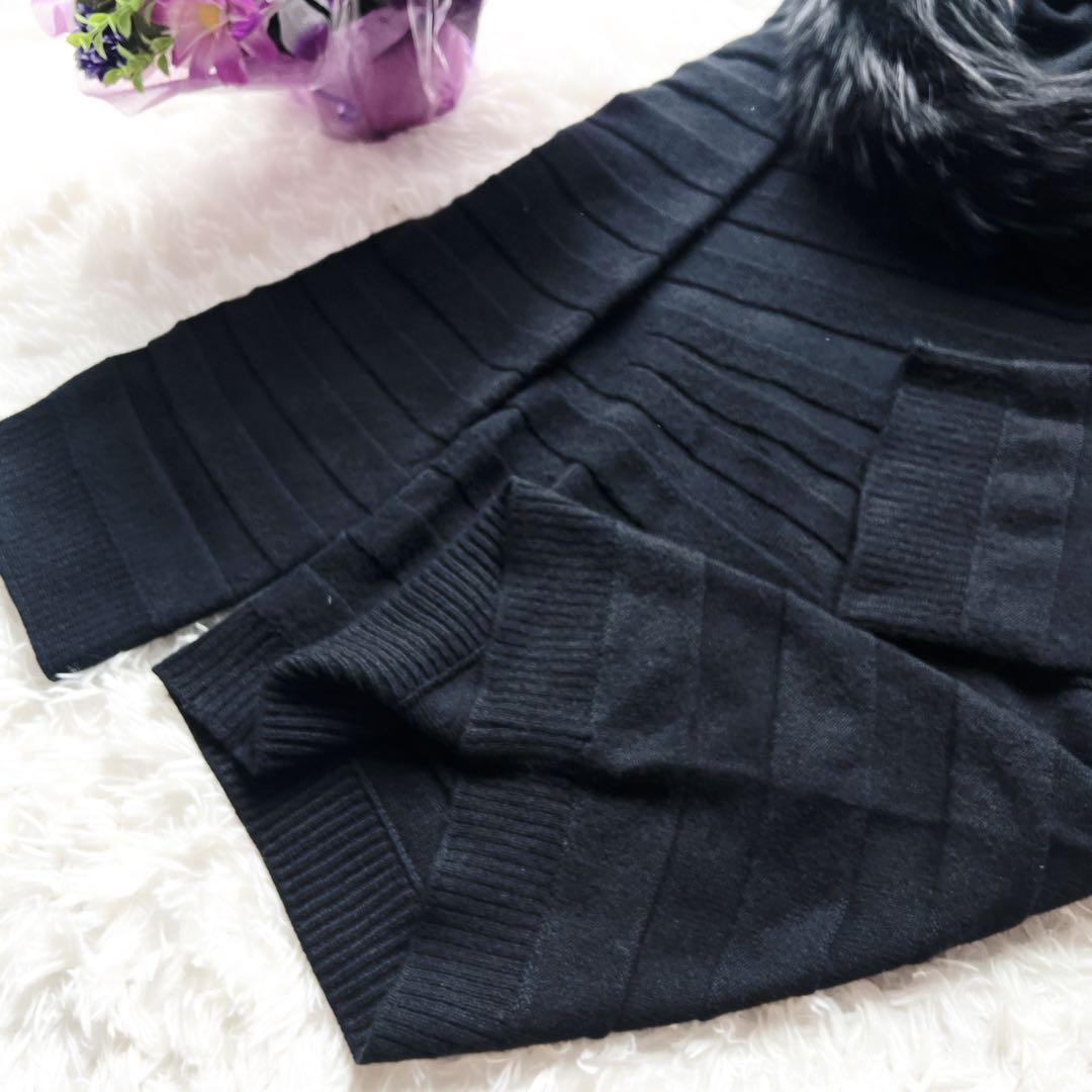 美品　HERMES エルメス　フォックスファー　カシミヤ　セーター　トップス