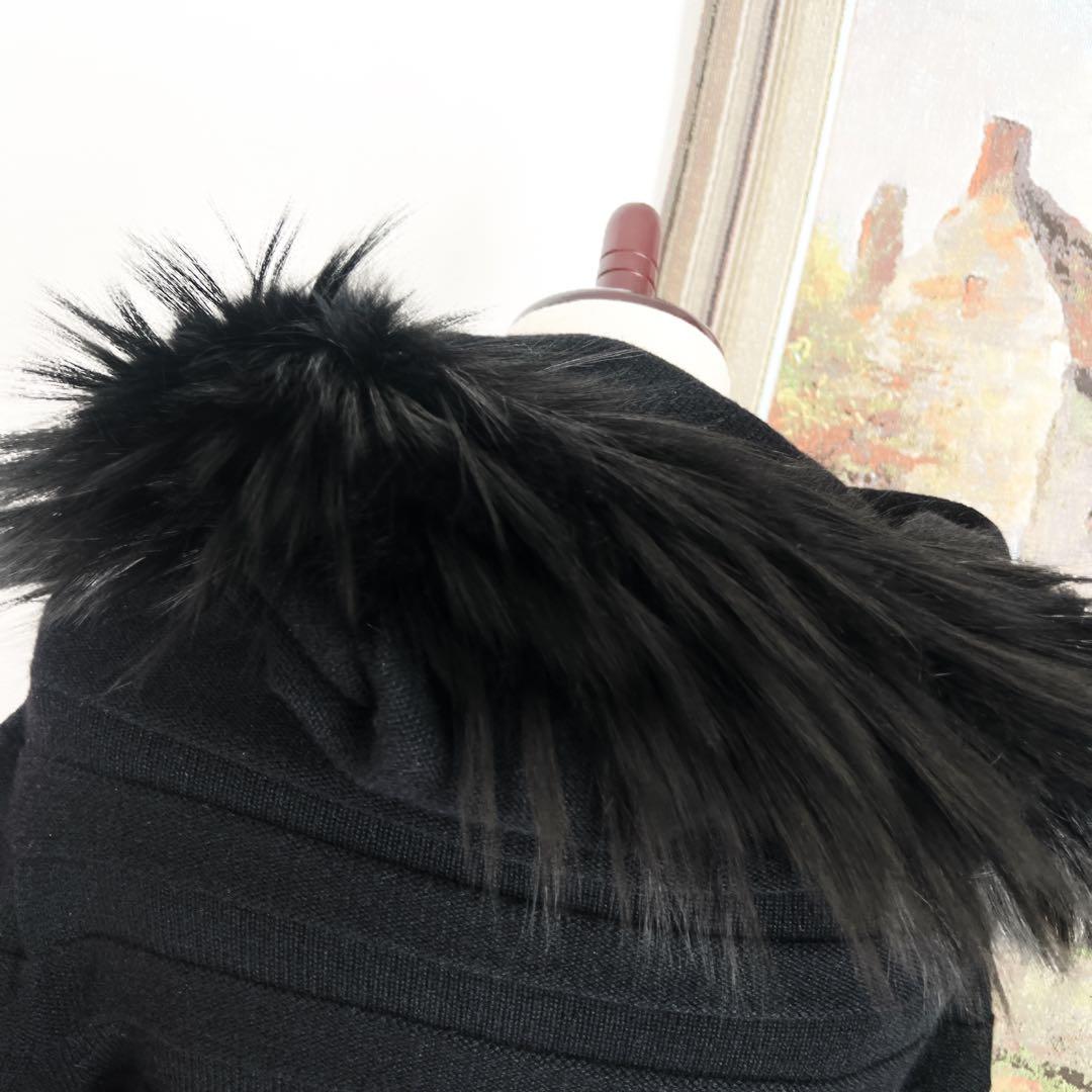 美品　HERMES エルメス　フォックスファー　カシミヤ　セーター　トップス