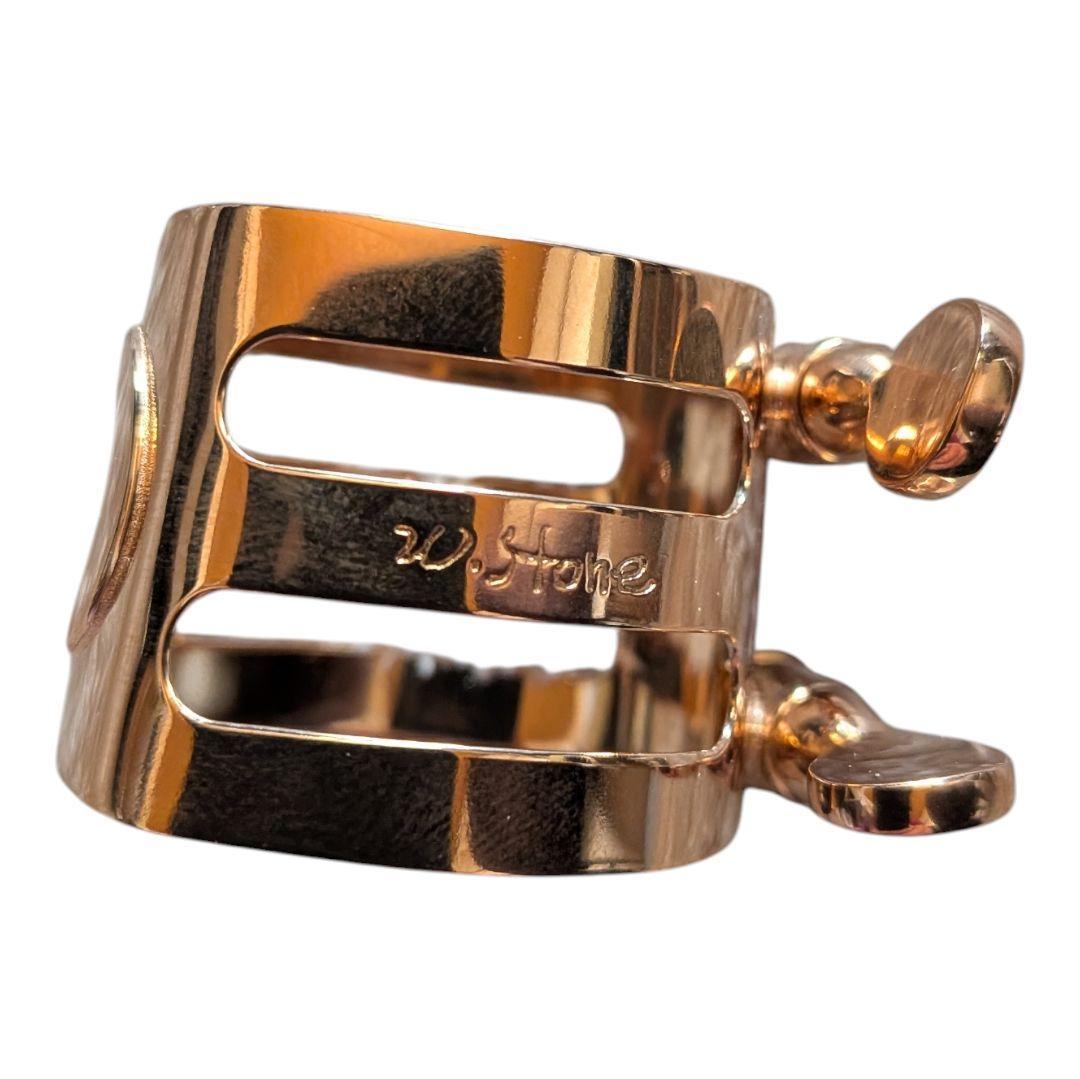 Wood Stone サックスリガチャー ケース付き テナーサックス